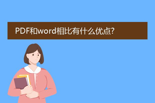 pdf和word相比有什么优点?