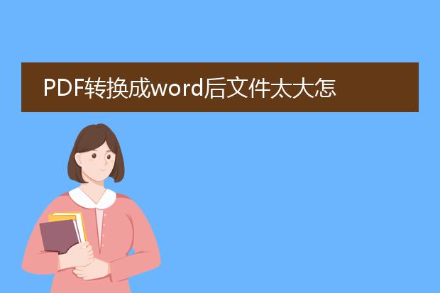 pdf转换成word后文件太大怎么办