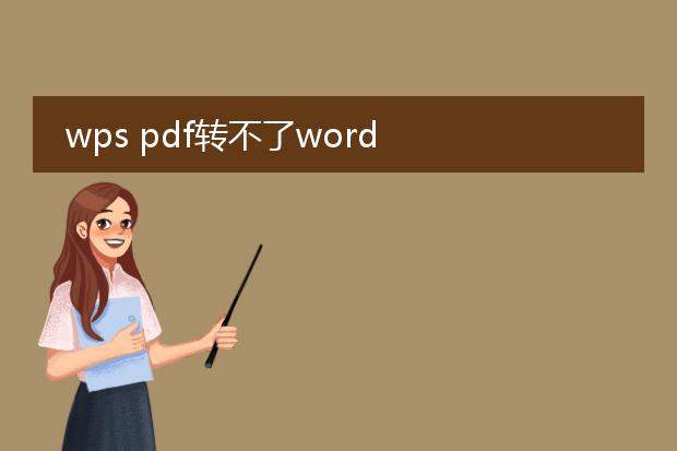 wps pdf转不了word