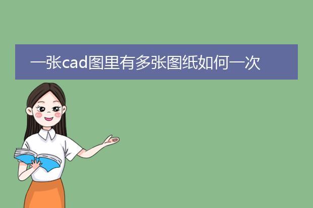 一张cad图里有多张图纸如何一次性转pdf