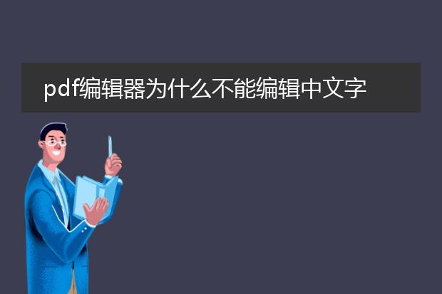 pdf编辑器为什么不能编辑中文字体