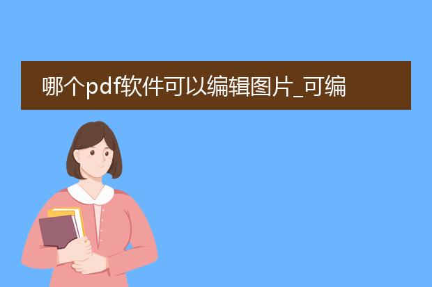 哪个pdf软件可以编辑图片_可编辑图片的pdf软件推荐