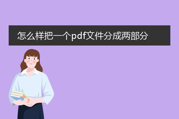 怎么样把一个pdf文件分成两部分