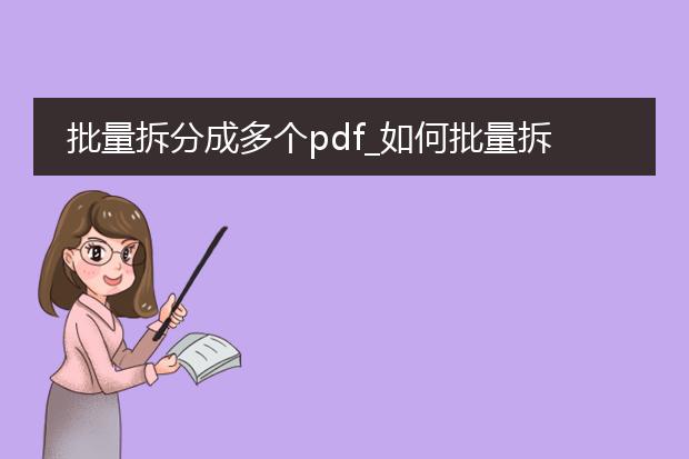 批量拆分成多个pdf_如何批量拆分成多个pdf