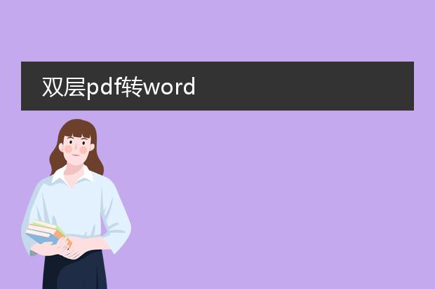 双层pdf转word