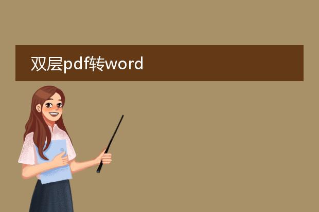 双层pdf转word