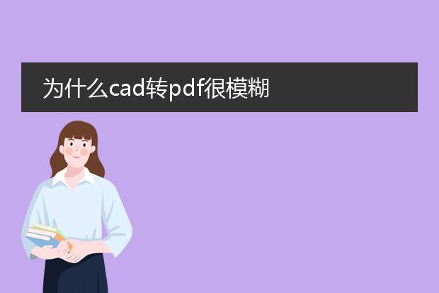 为什么cad转pdf很模糊