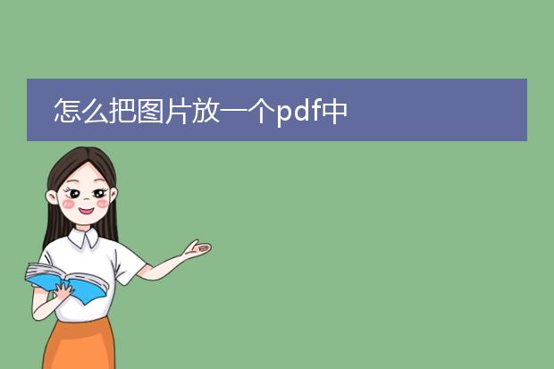 怎么把图片放一个pdf中