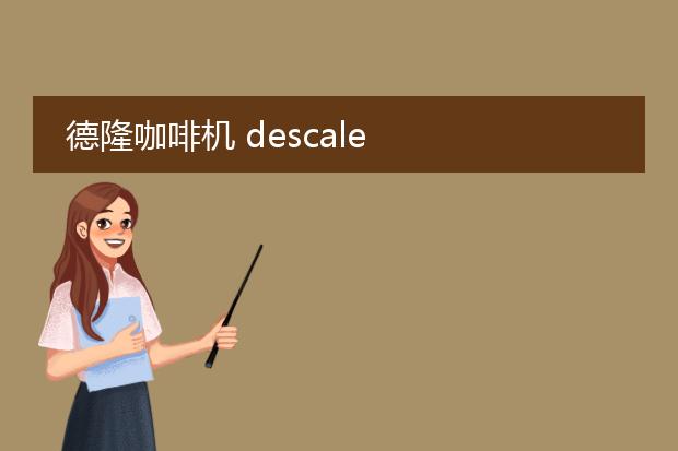 德隆咖啡机 descale