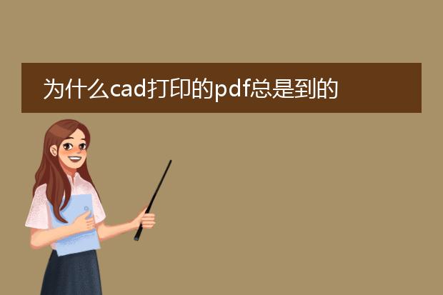 为什么cad打印的pdf总是到的