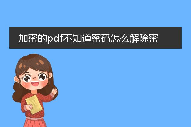 加密的pdf不知道密码怎么解除密码保护