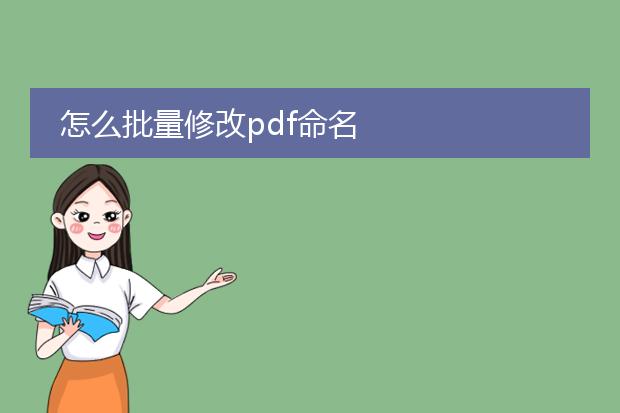 怎么批量修改pdf命名