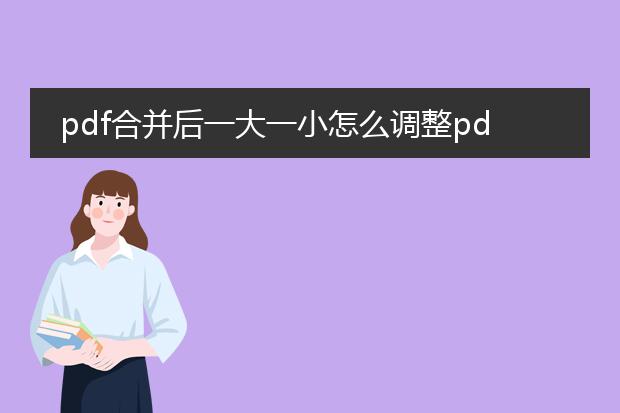 pdf合并后一大一小怎么调整pdf24