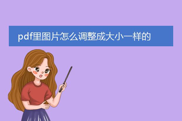 pdf里图片怎么调整成大小一样的_将pdf图片调整为同大小